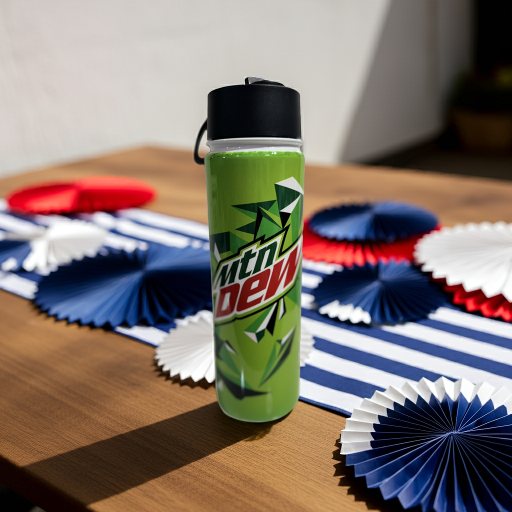 Mountain Dew Green Surge Water Bottle