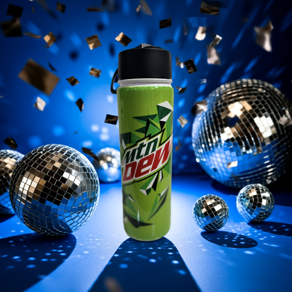 Mountain Dew Green Surge Water Bottle