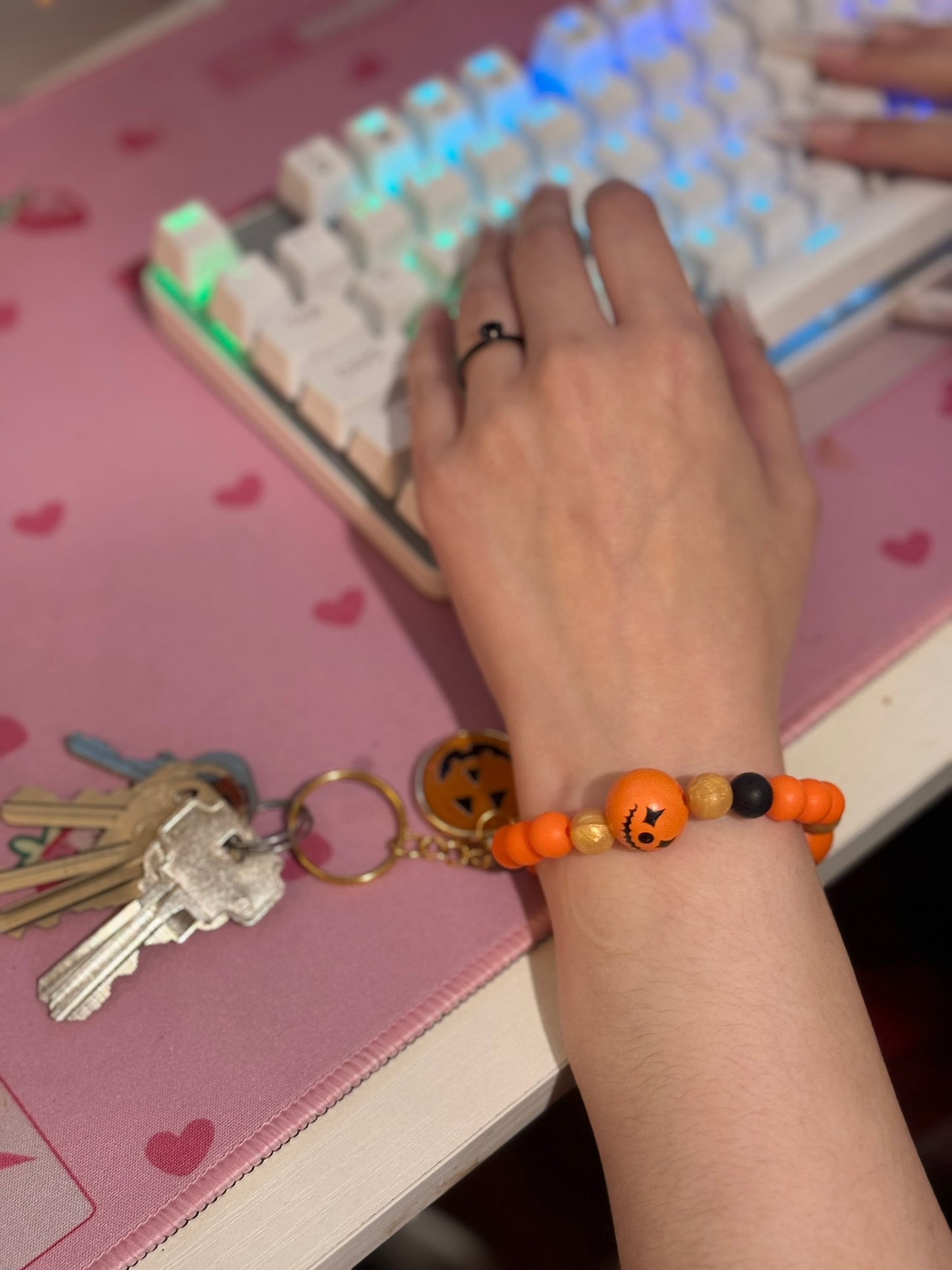 Pumpkin Patch Spook Keychain