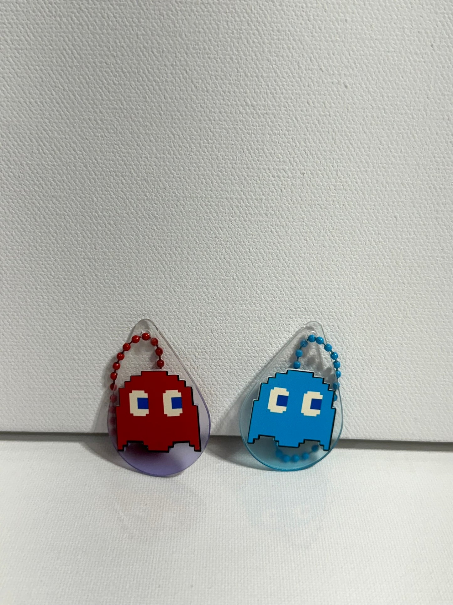 Video Game Ghost Couple's Keychains