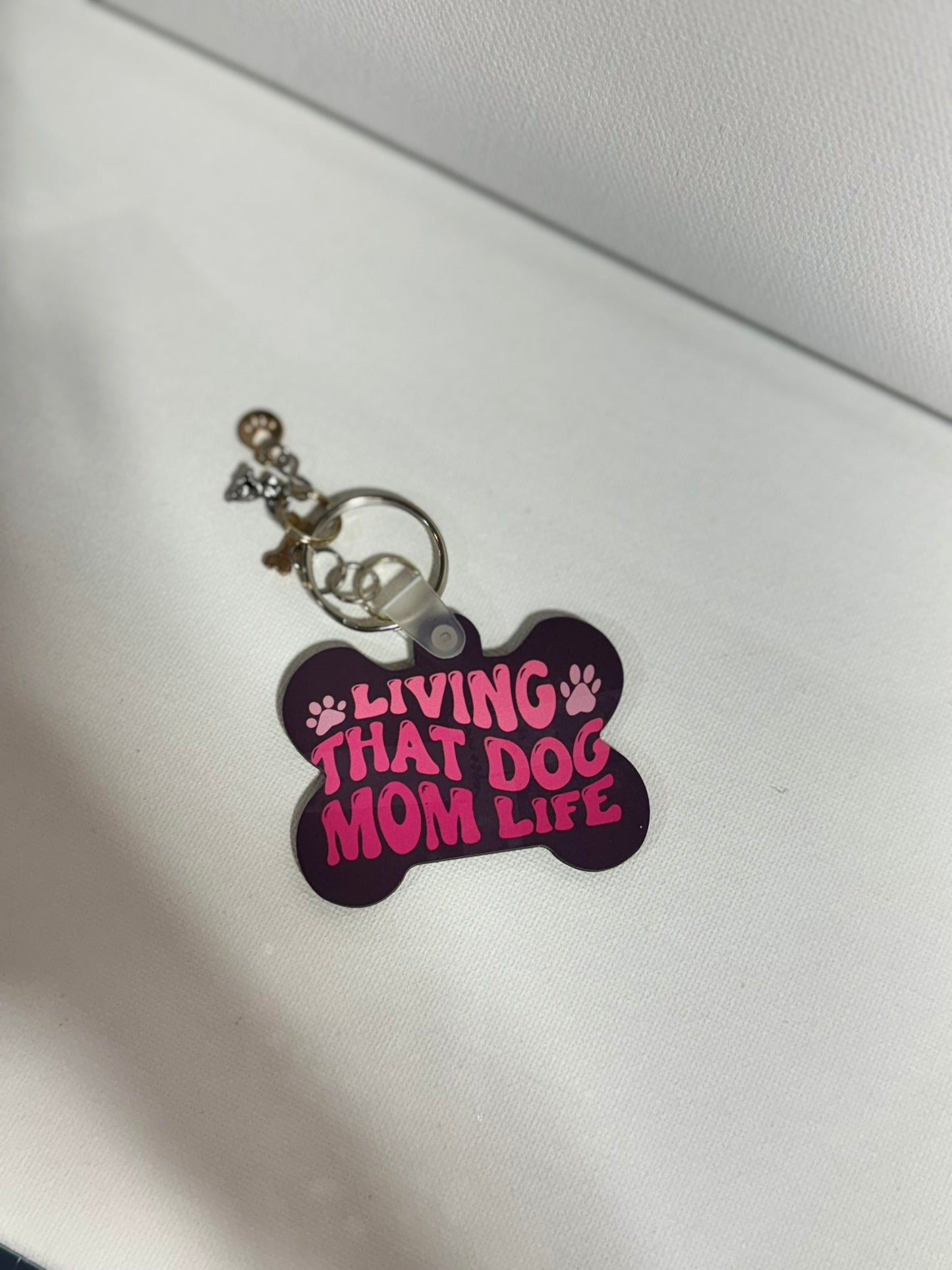 Living That Dog Mom Lifed Keychain