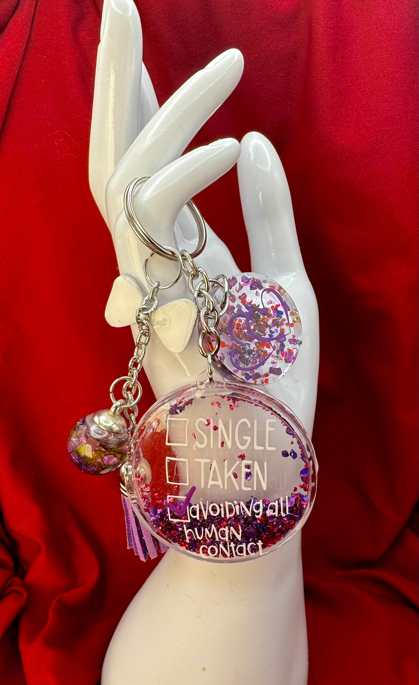 Charmed Hearts: Fun & Flirty Valentine's Day Keychains