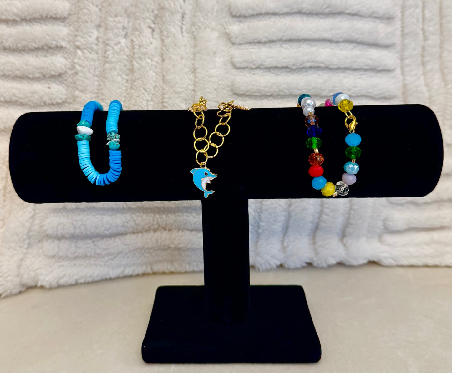 Jaclyn Pearl & Gemstone Jewelry Set – Elegance with a Playful Twist