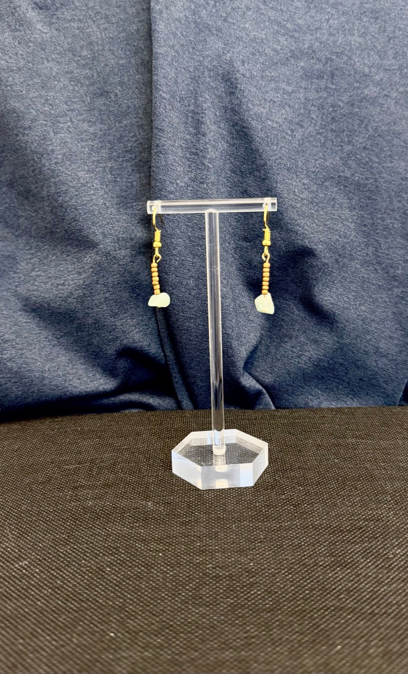 Horizon Dreams: Ocean-Inspired Beaded Necklace & Earrings Set