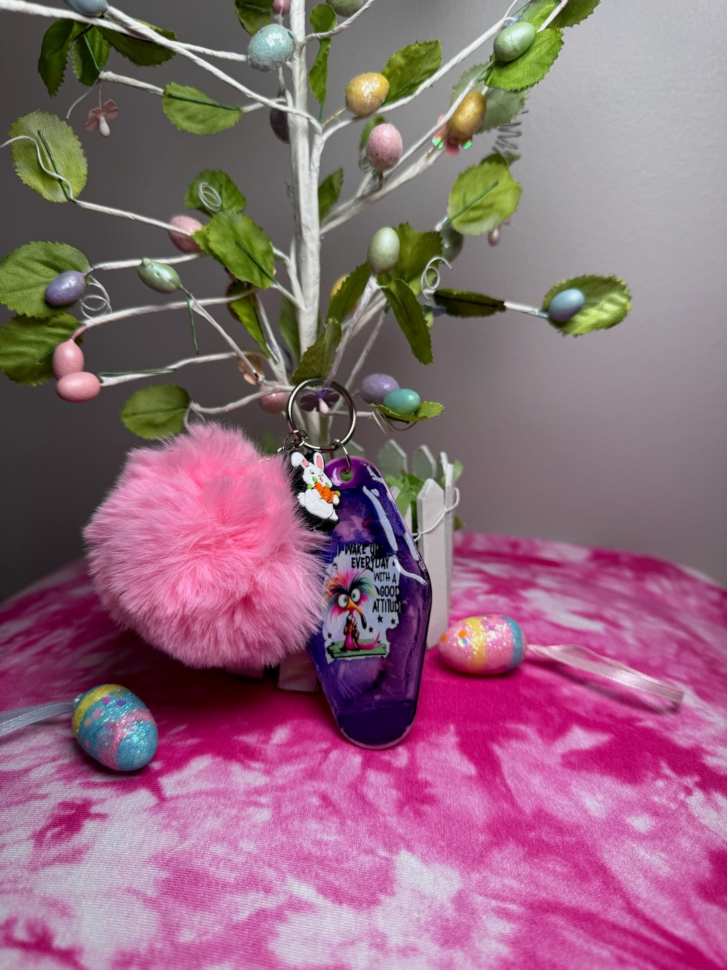 Hoppy Easter Bunny Keychain β Adorable Springtime Charm!