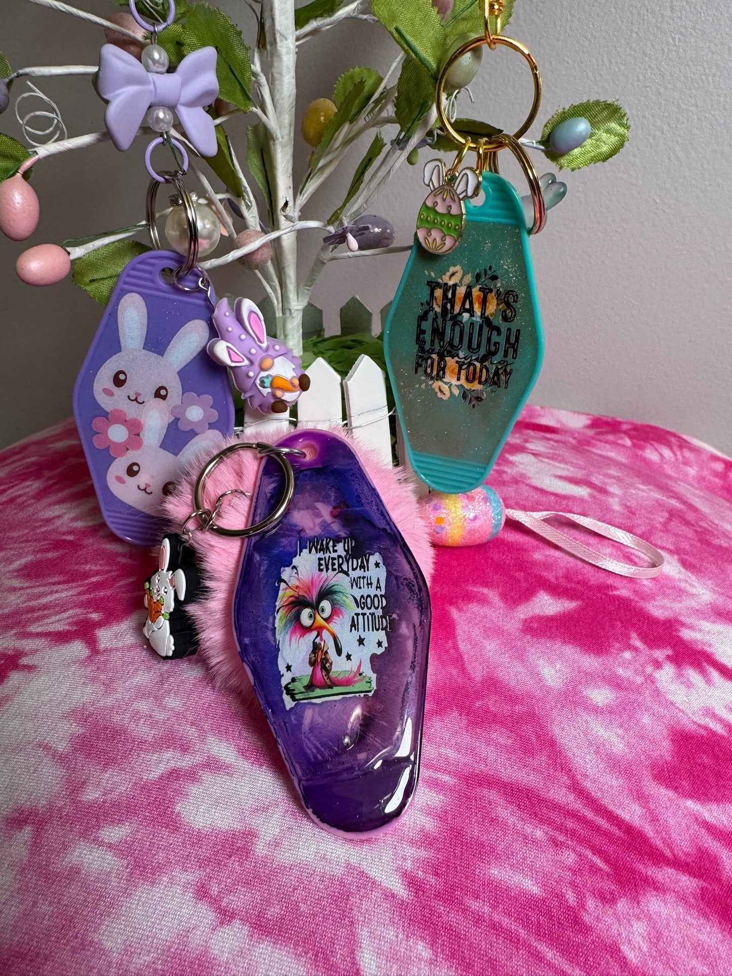 Hoppy Easter Bunny Keychain β Adorable Springtime Charm!