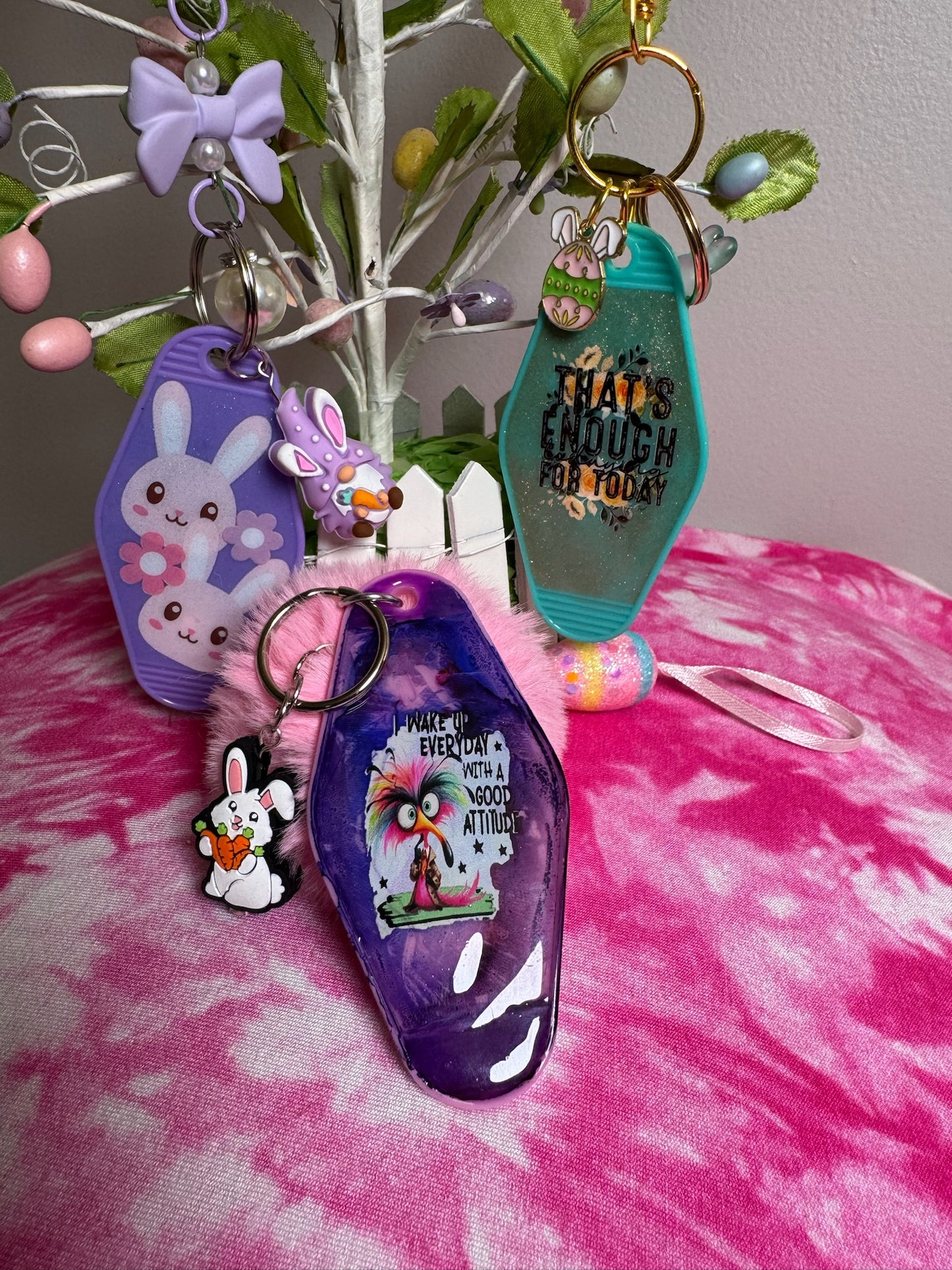 Hoppy Easter Bunny Keychain β Adorable Springtime Charm!