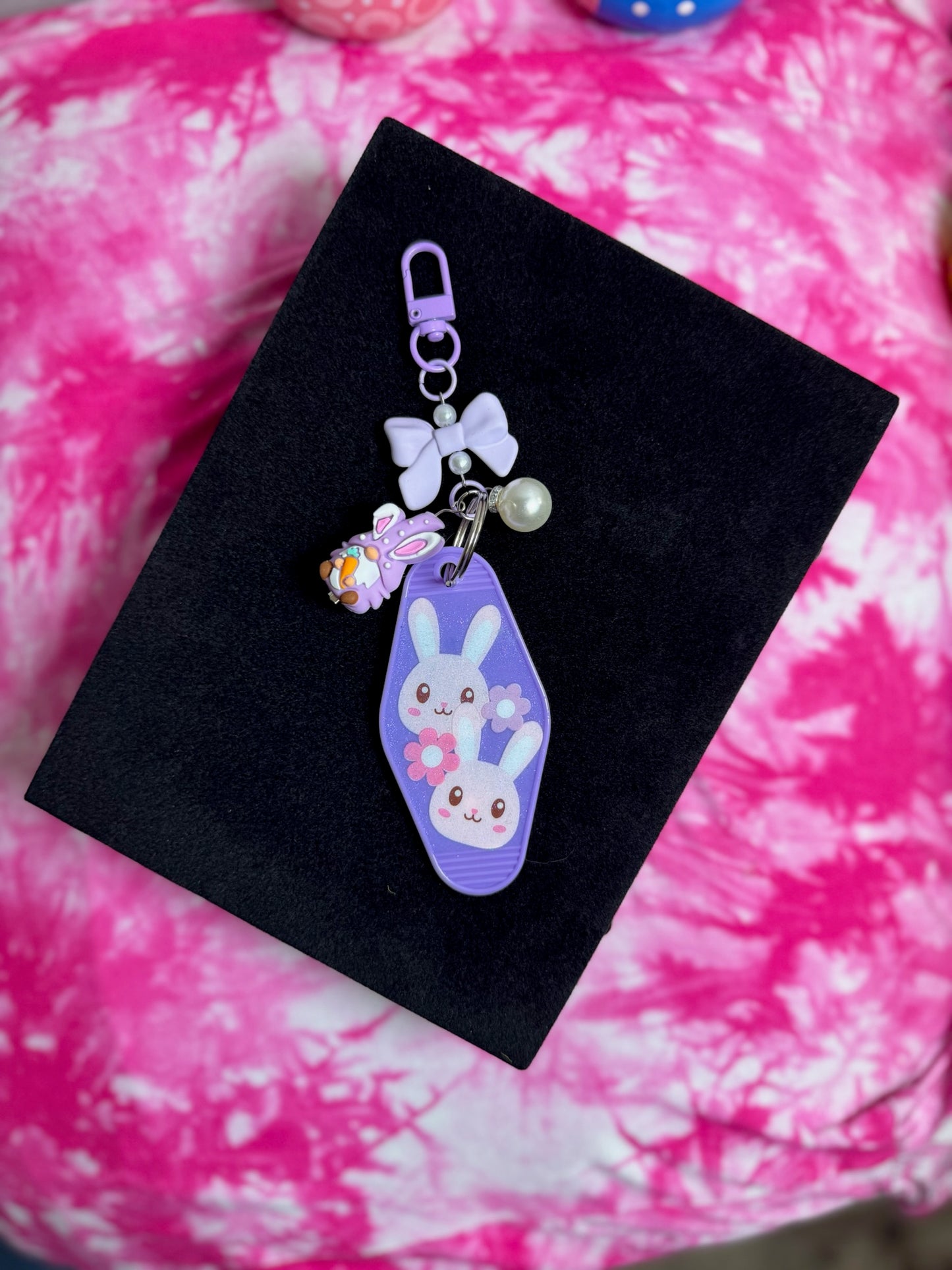 Hoppy Easter Bunny Keychain β Adorable Springtime Charm!