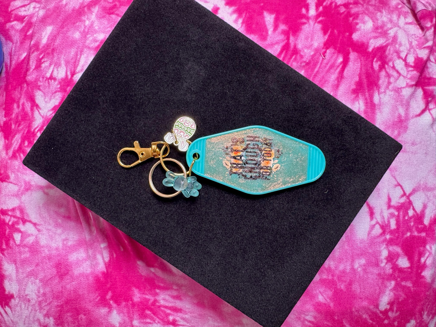 IDGAF-ish Retro Motel Keychain – Sassy & Relatable Mood