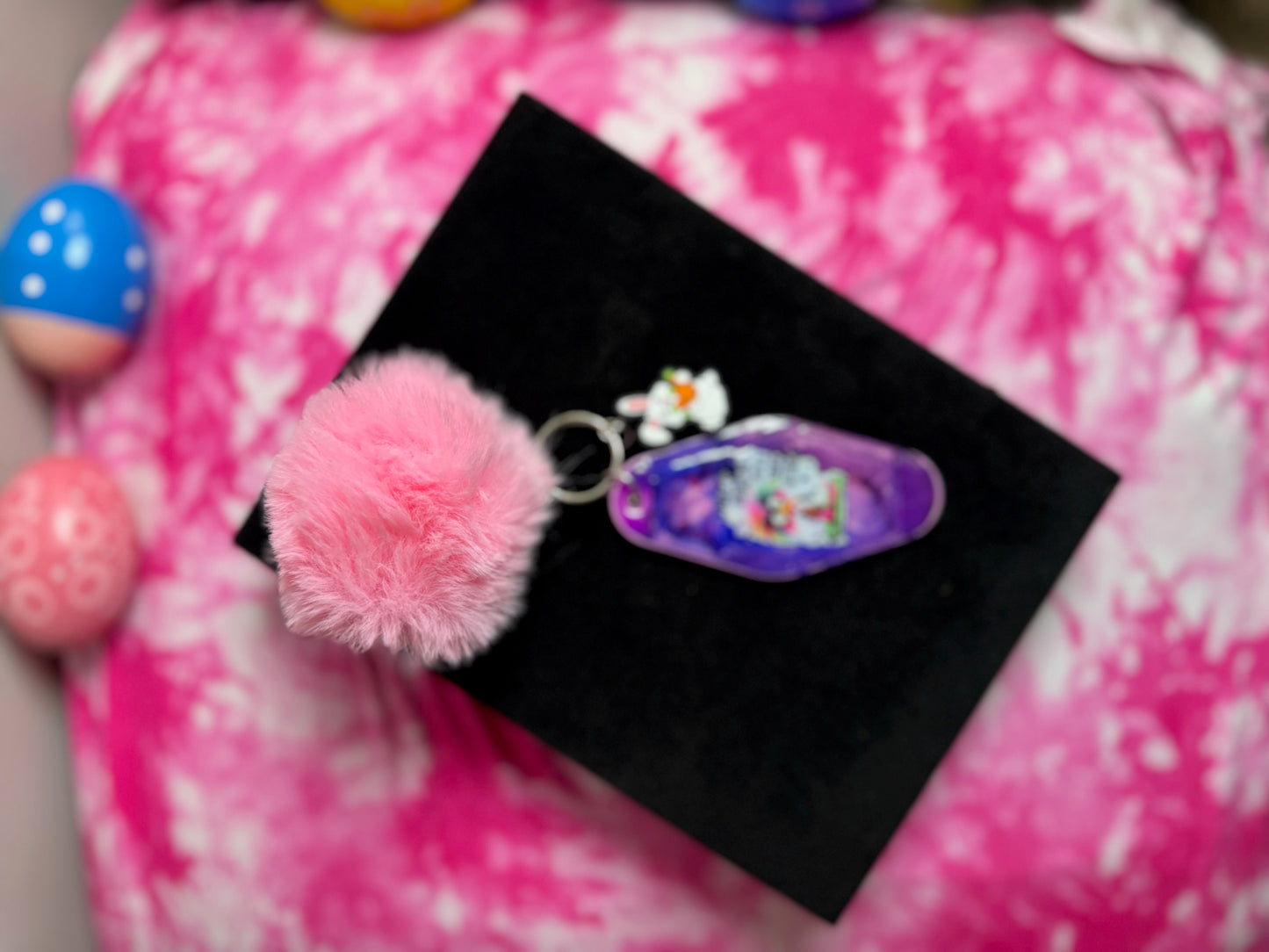 Hoppy Easter Bunny Keychain β Adorable Springtime Charm!