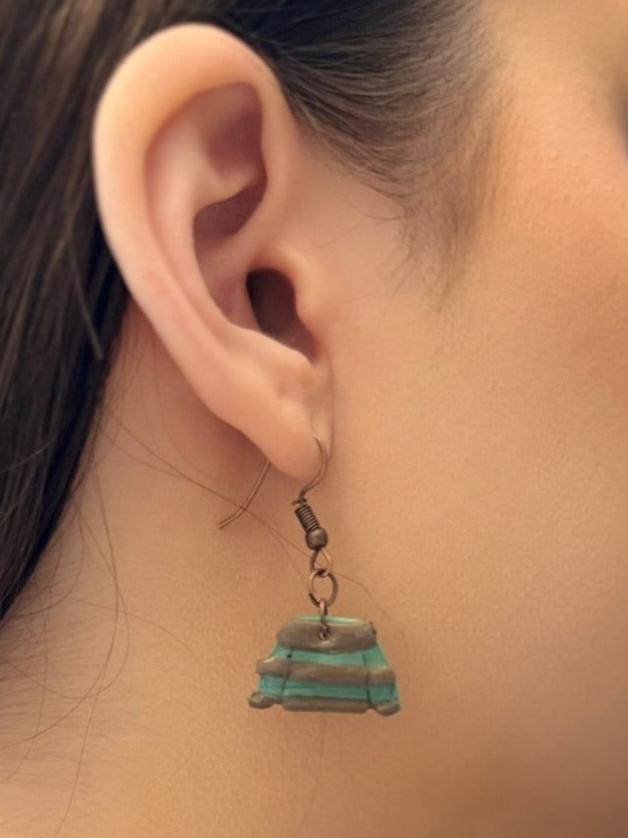 Cozy Knit Charm: Sweater Earrings Collection