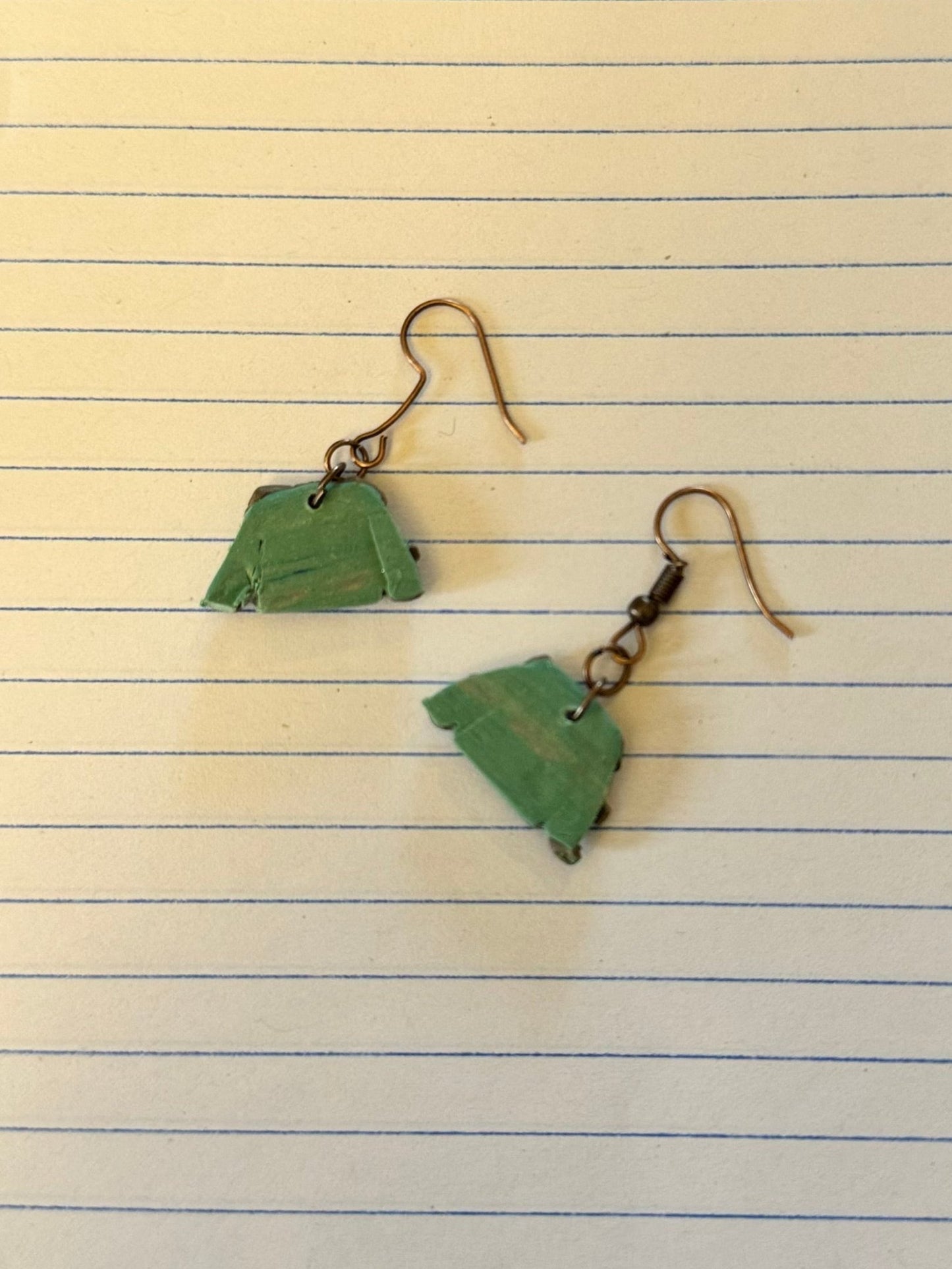 Cozy Knit Charm: Sweater Earrings Collection