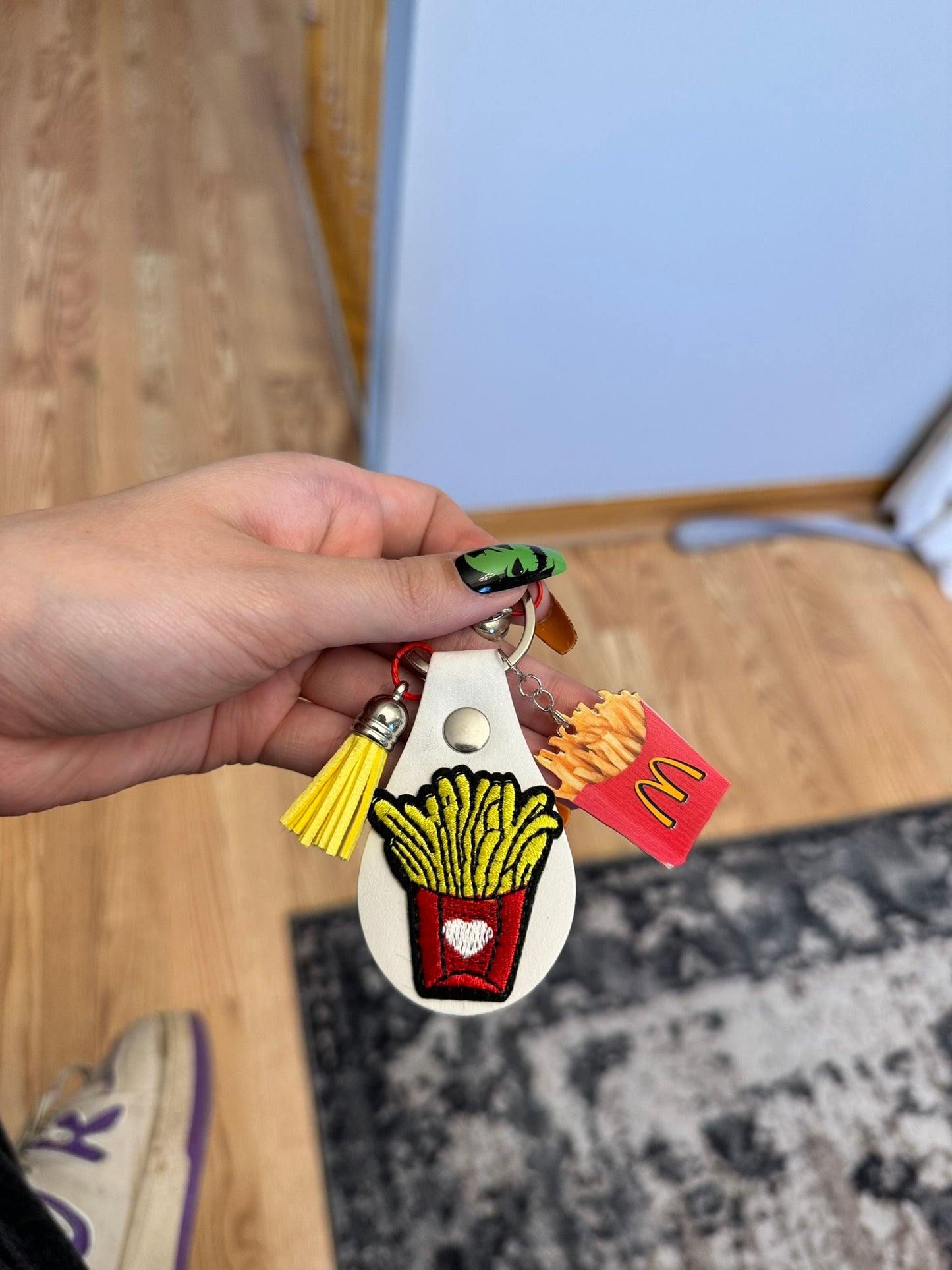 Fry Lover's Delight: Fun and Quirky Keychain