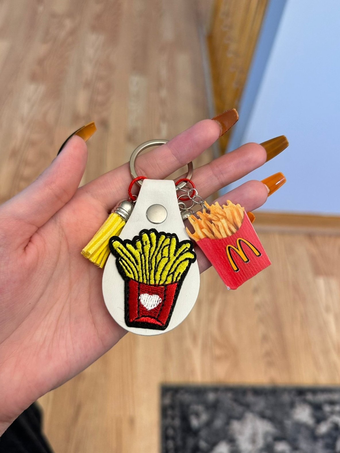 Fry Lover's Delight: Fun and Quirky Keychain