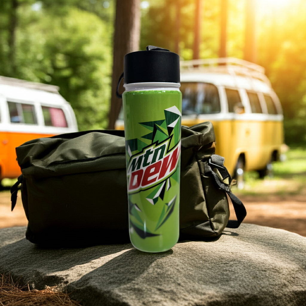Mountain Dew Green Surge Water Bottle