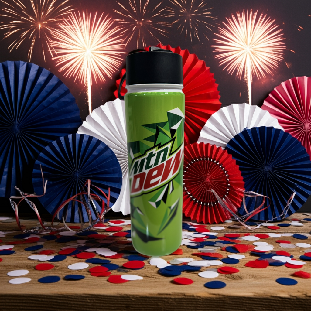 Mountain Dew Green Surge Water Bottle