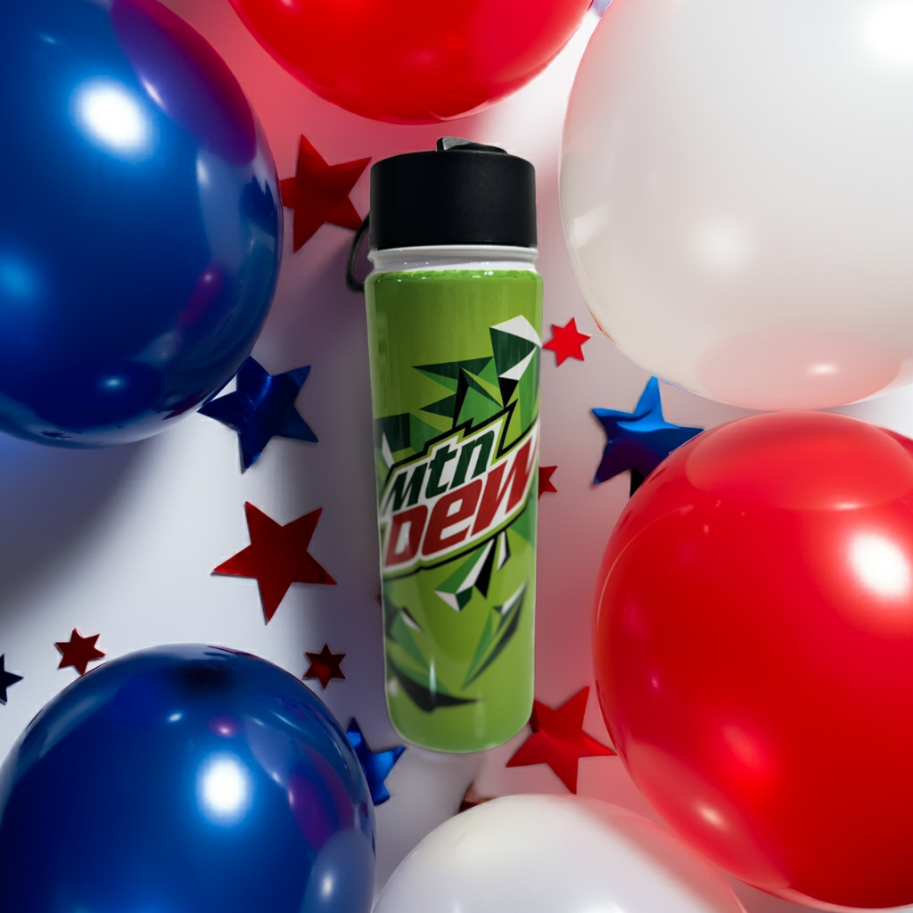 Mountain Dew Green Surge Water Bottle