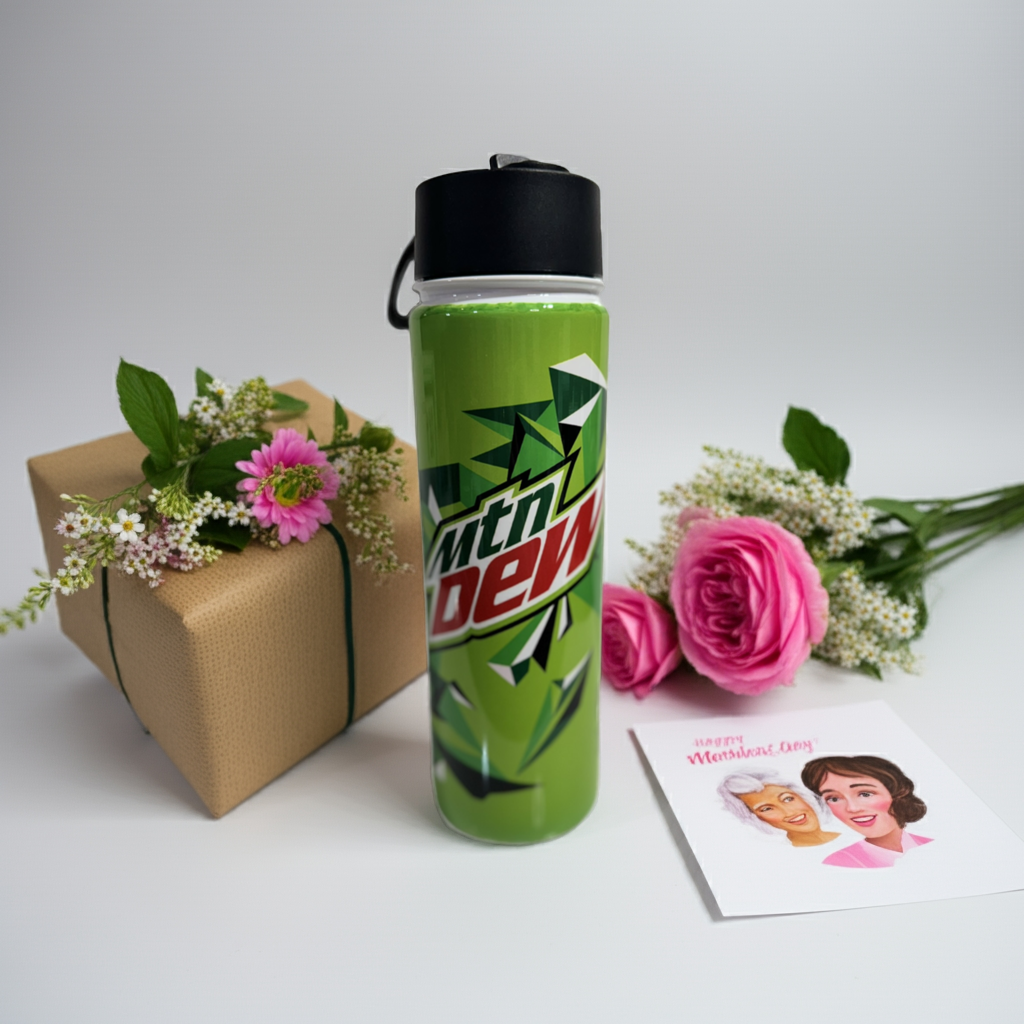 Mountain Dew Green Surge Water Bottle