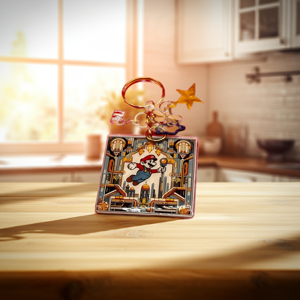 Super Plumber Keychain