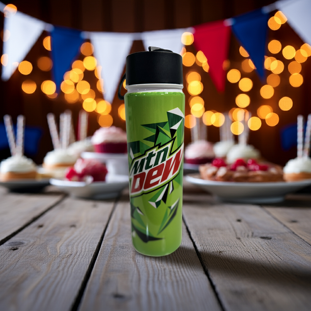 Mountain Dew Green Surge Water Bottle