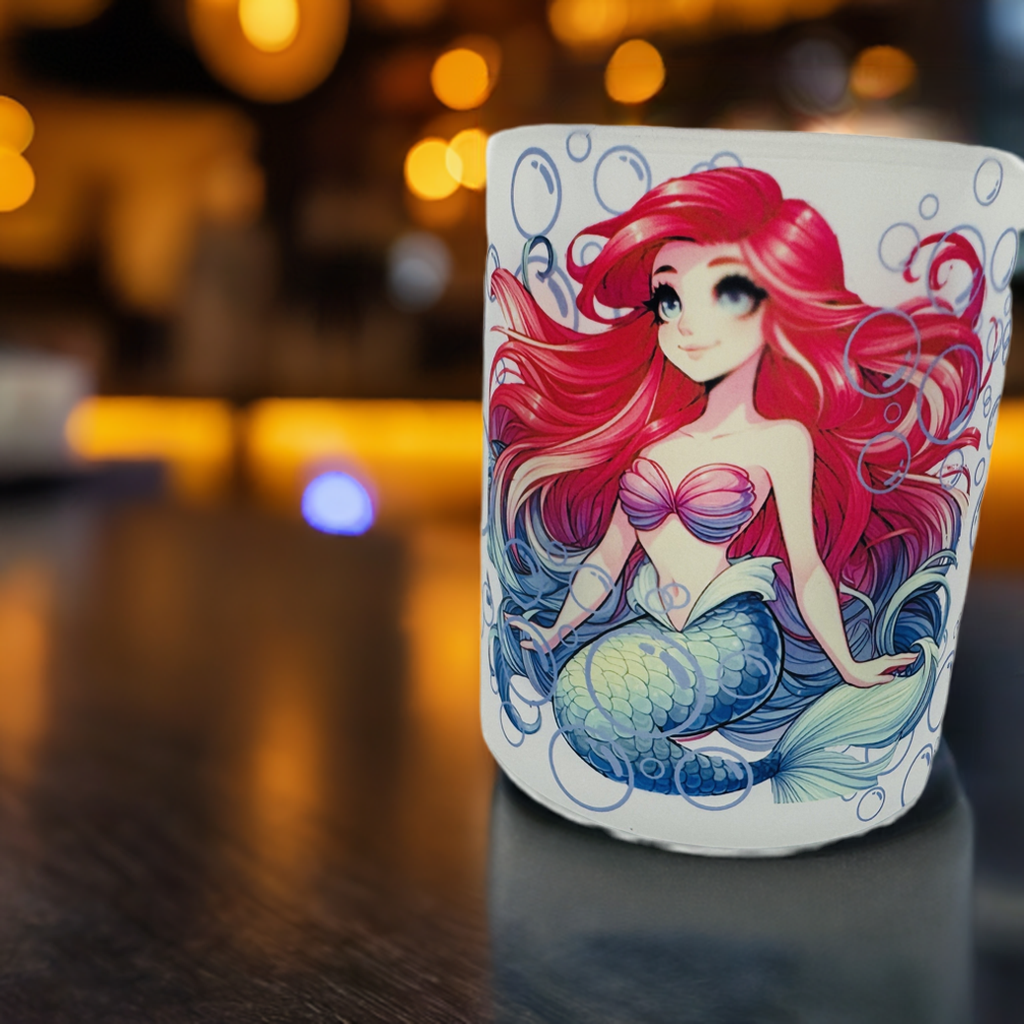 Enchanting Mermaid Melody Frosted Glass Mug
