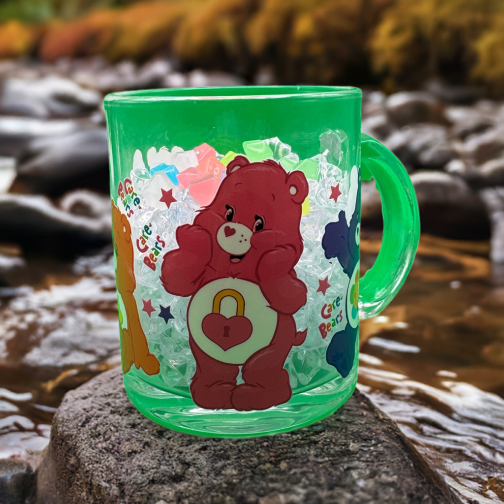 Charming Cozy Critters Glass Mug- Nostalgic and Adorable