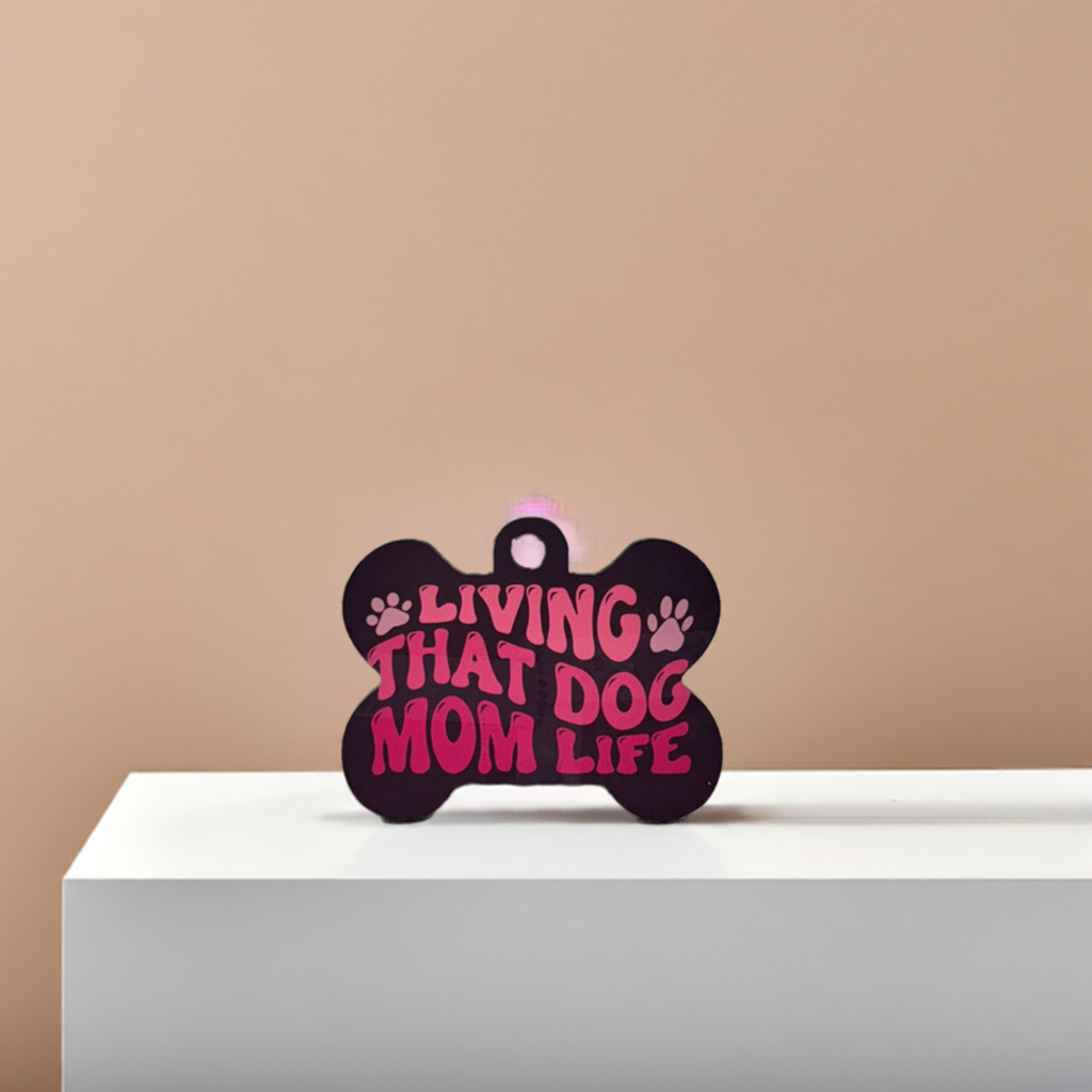Living That Dog Mom Lifed Keychain