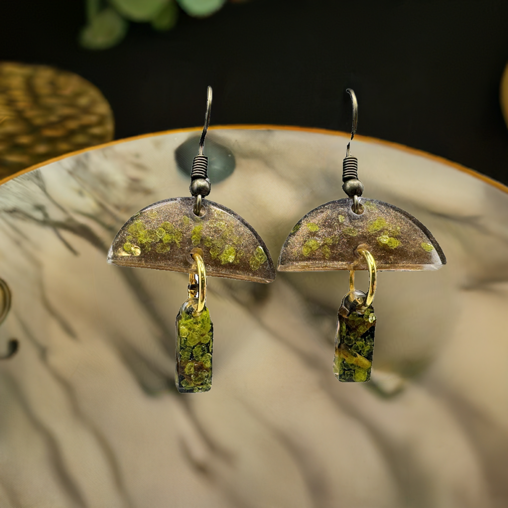 Earthly Elegance: Dangle Earrings