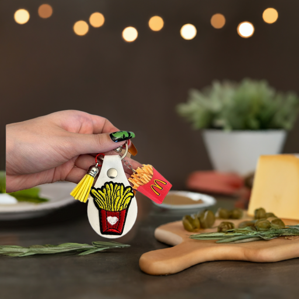 Fry Lover's Delight: Fun and Quirky Keychain