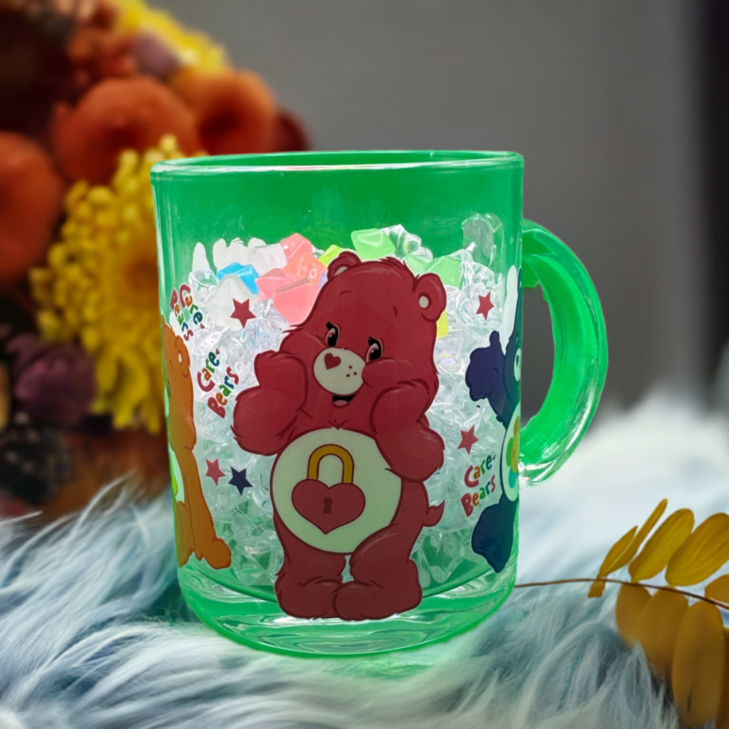 Charming Cozy Critters Glass Mug- Nostalgic and Adorable