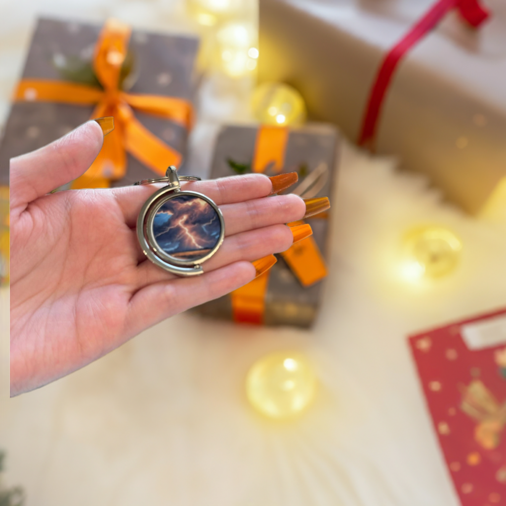 Elemental Elegance: Handcrafted Fantasy Keychains