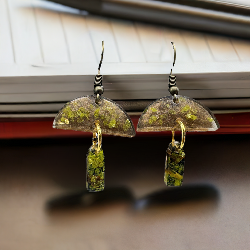 Earthly Elegance: Dangle Earrings