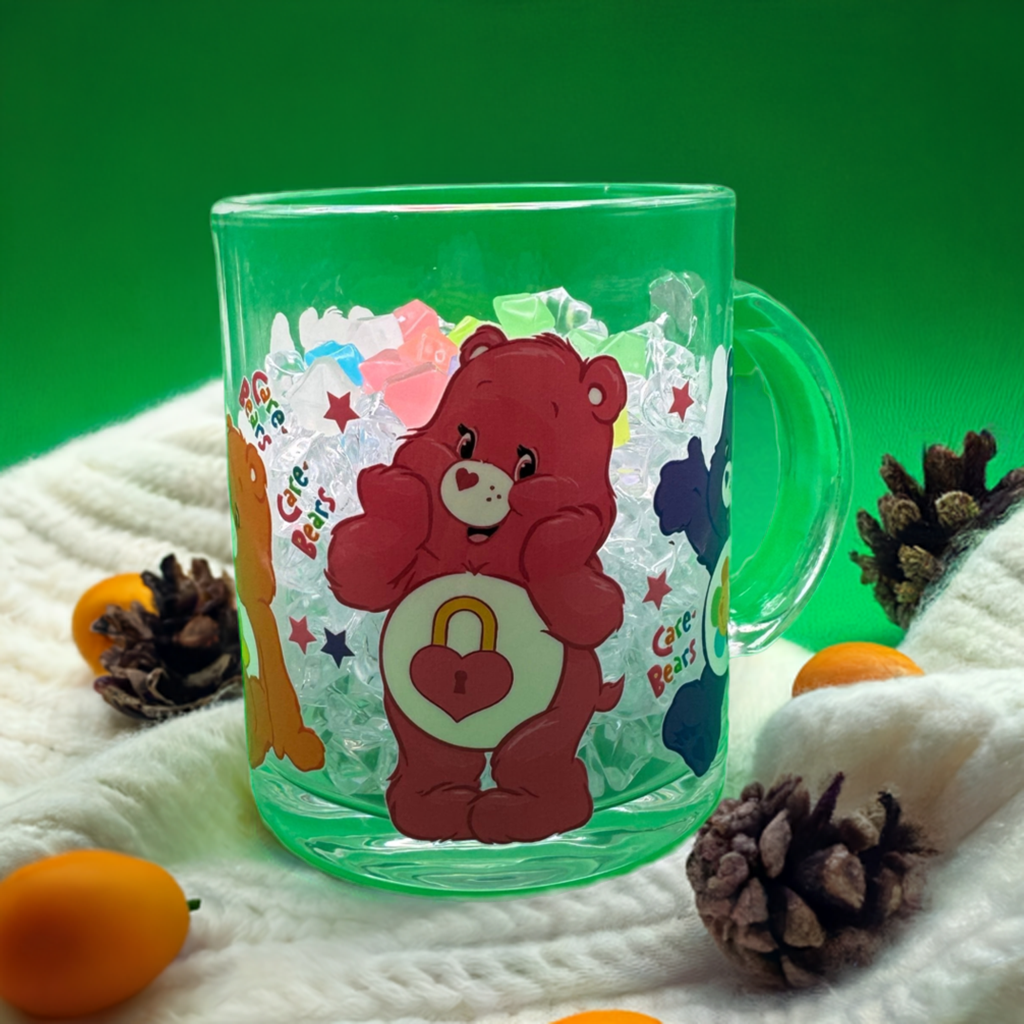 Charming Cozy Critters Glass Mug- Nostalgic and Adorable