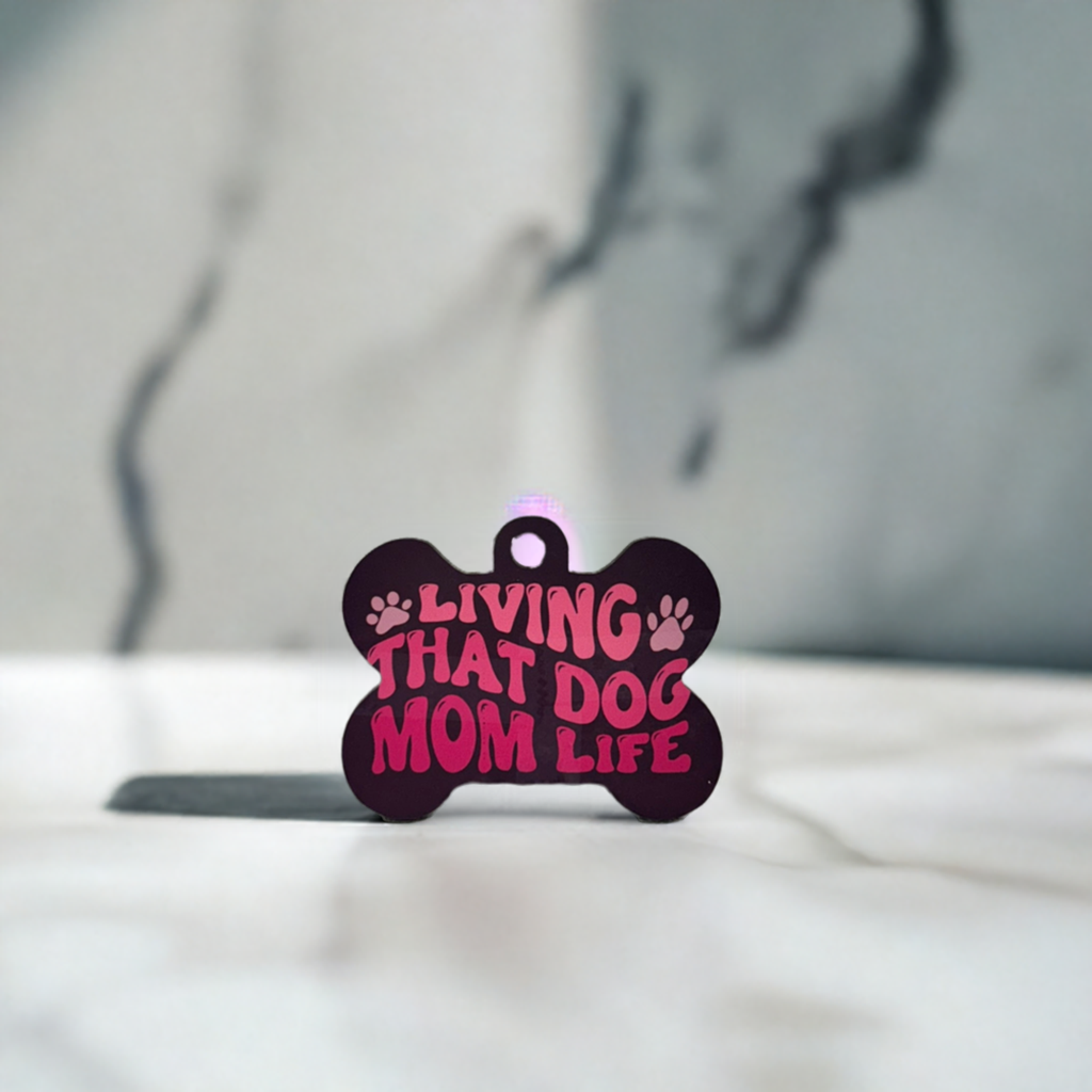 Living That Dog Mom Lifed Keychain