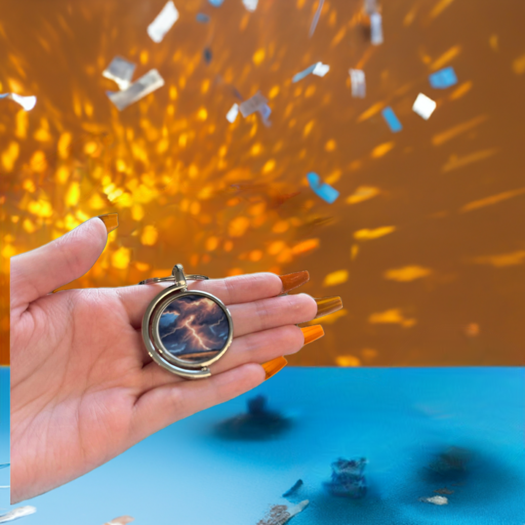 Elemental Elegance: Handcrafted Fantasy Keychains