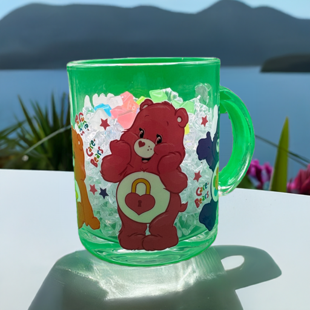 Charming Cozy Critters Glass Mug- Nostalgic and Adorable