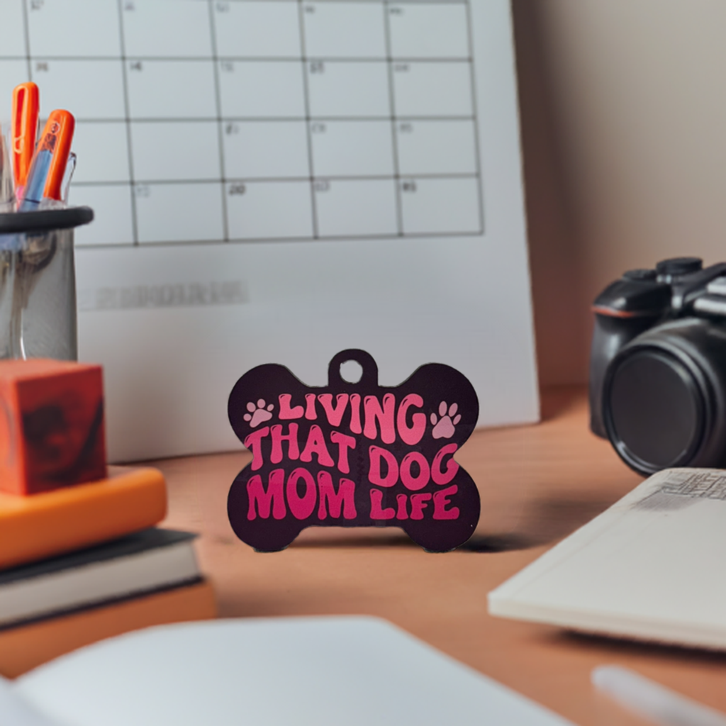 Living That Dog Mom Lifed Keychain