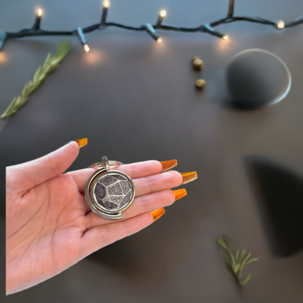 Elemental Elegance: Handcrafted Fantasy Keychains