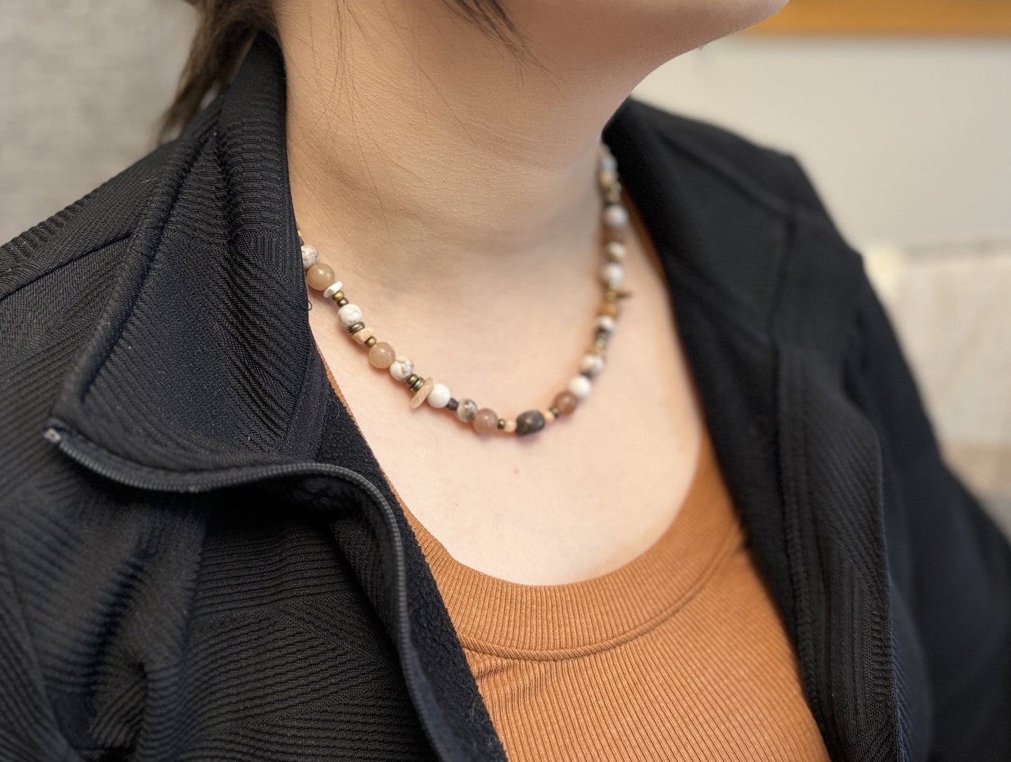 Golden Sands Statement Necklace