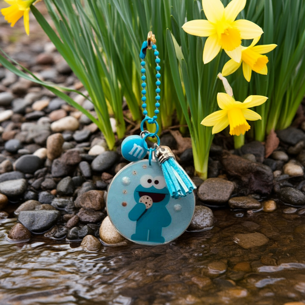 Cookie Muncher Keychain