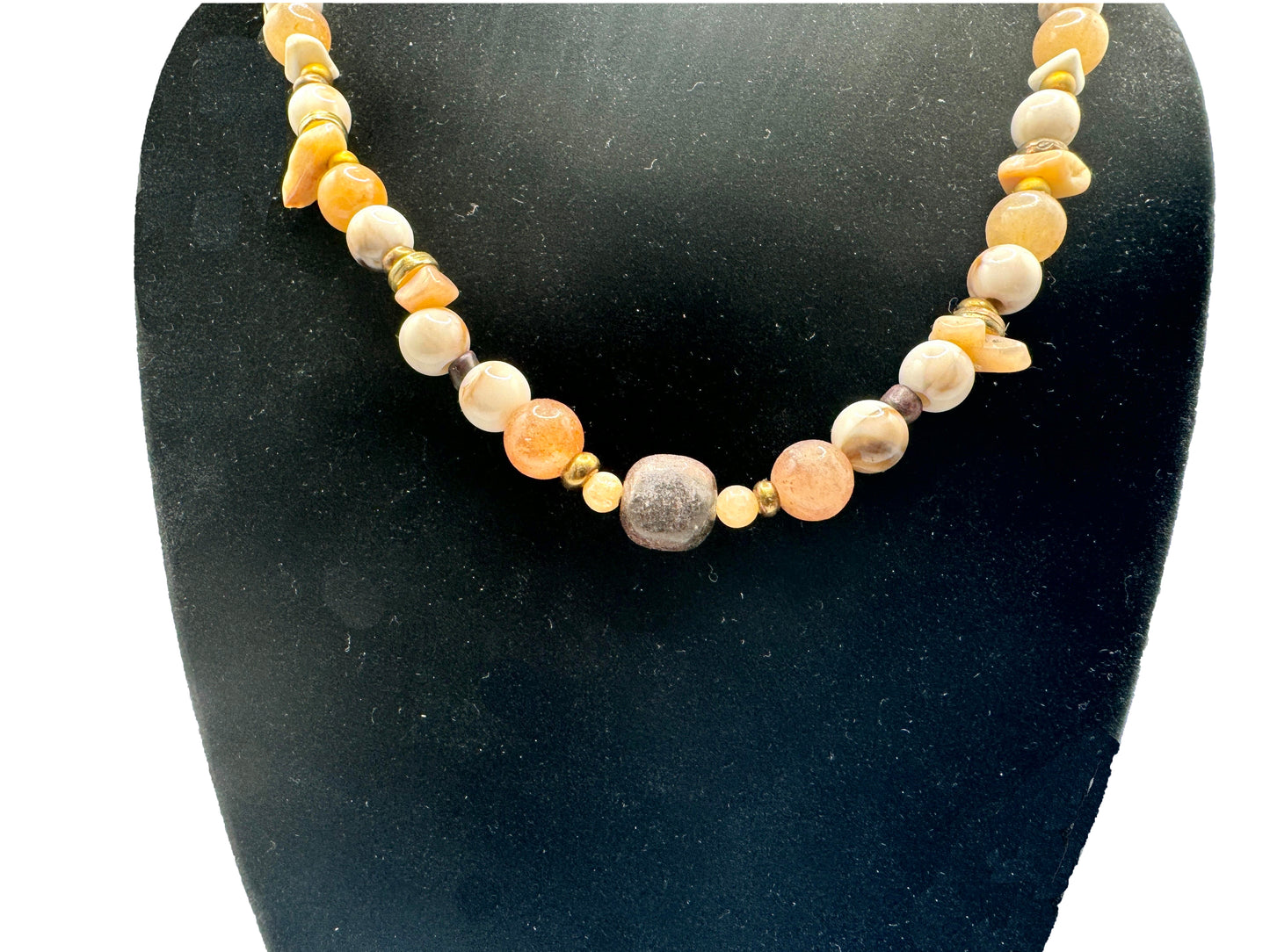 Golden Sands Statement Necklace