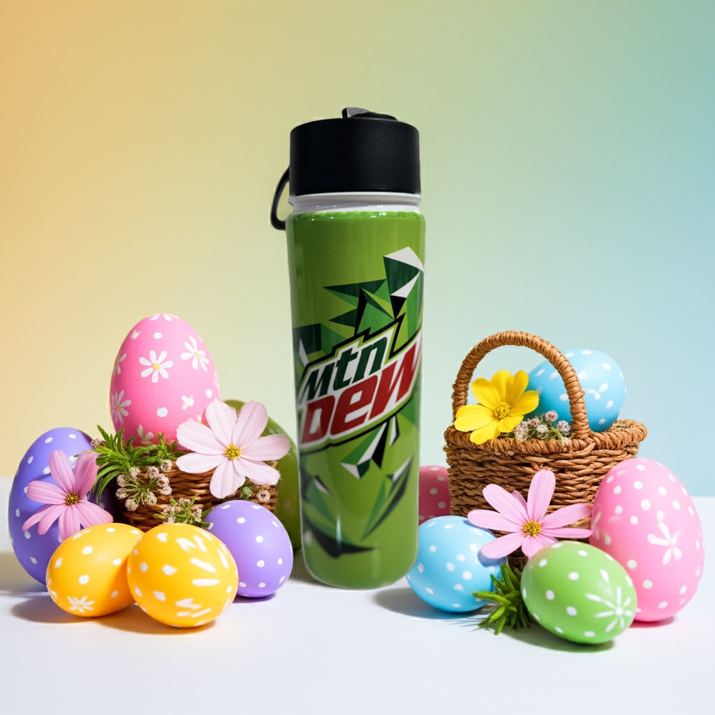 Mountain Dew Green Surge Water Bottle