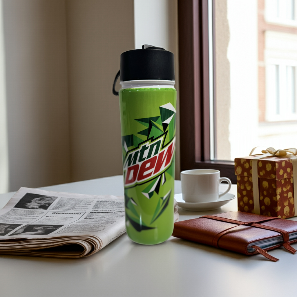 Mountain Dew Green Surge Water Bottle