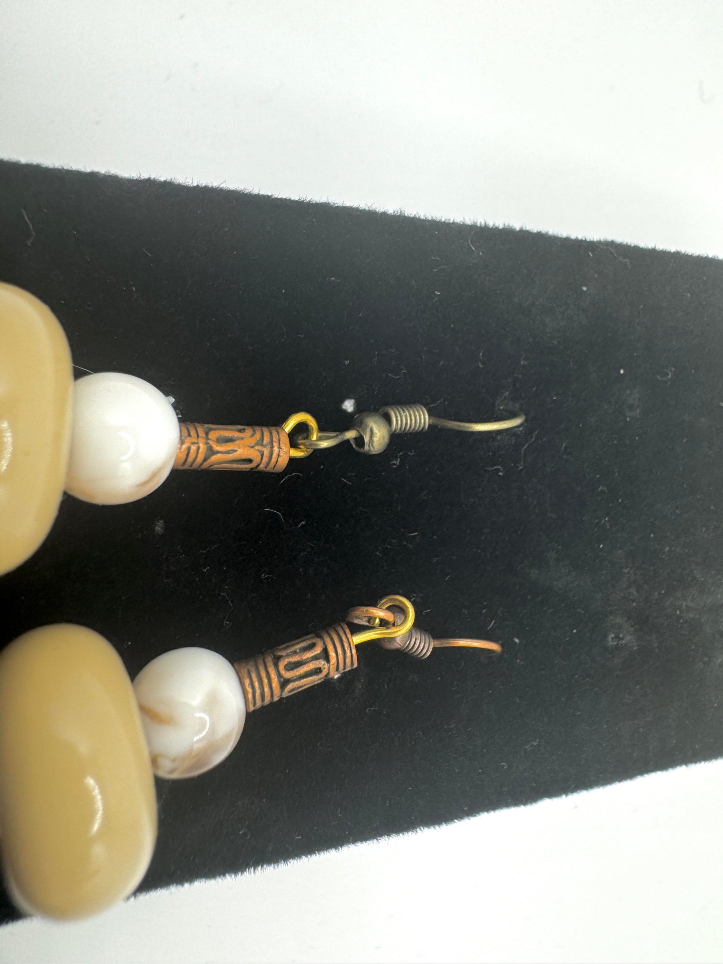 Elegant Sands Earthy Toned Drop Earrings