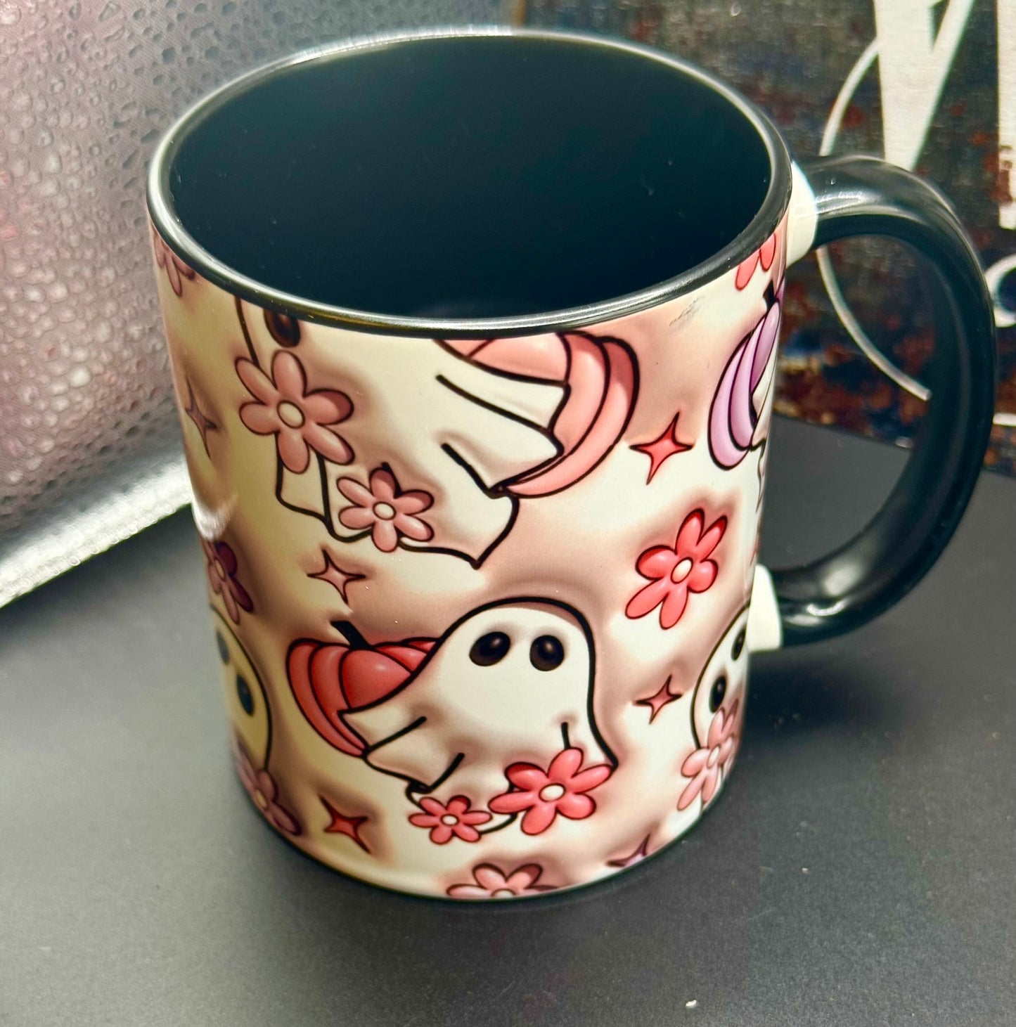 Ghostly Blooms Mug