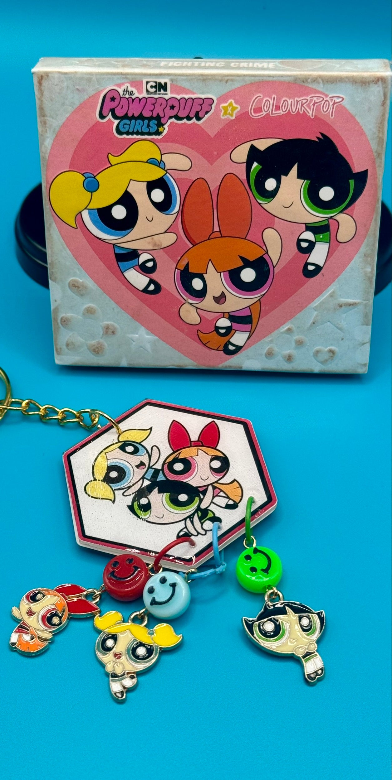 Pixel Perfect Power Trio Keychain