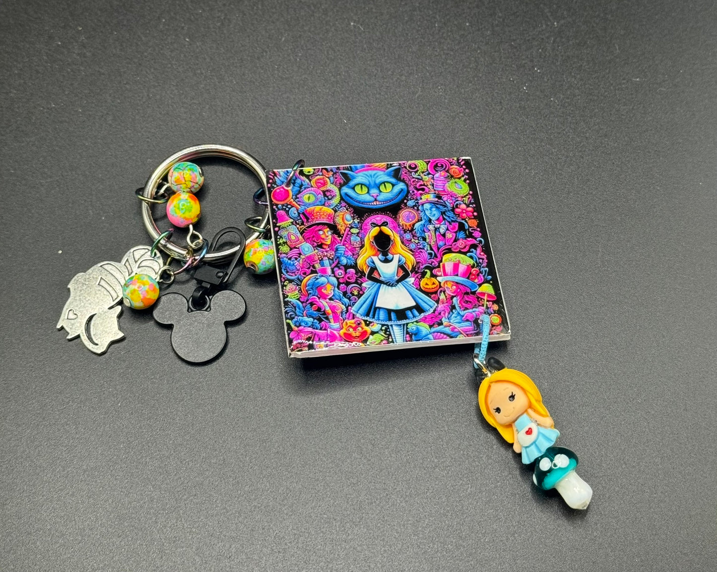 Down the Rabbit Hole Keychain