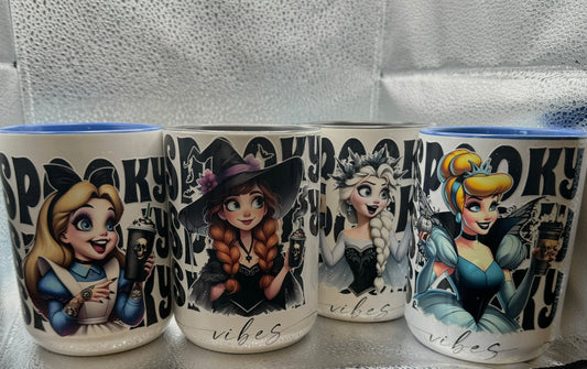 Spooky Princess Vibes: Gothic Fairytale Mug Collection