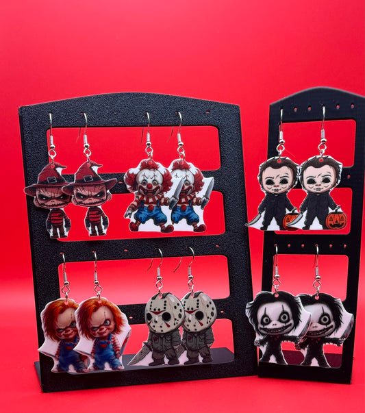 Killer Style: Horror Icon Earrings