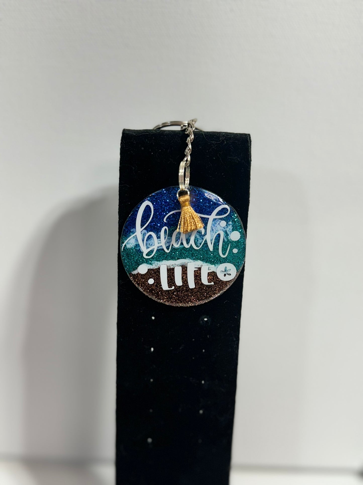 Beach Life Bliss Keychain